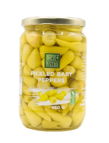 Royal Fields Pickled Baby Peppers 640gr