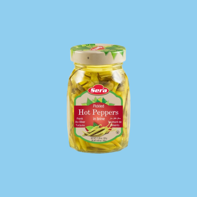 Sera Pickled Hot Peppers 640g