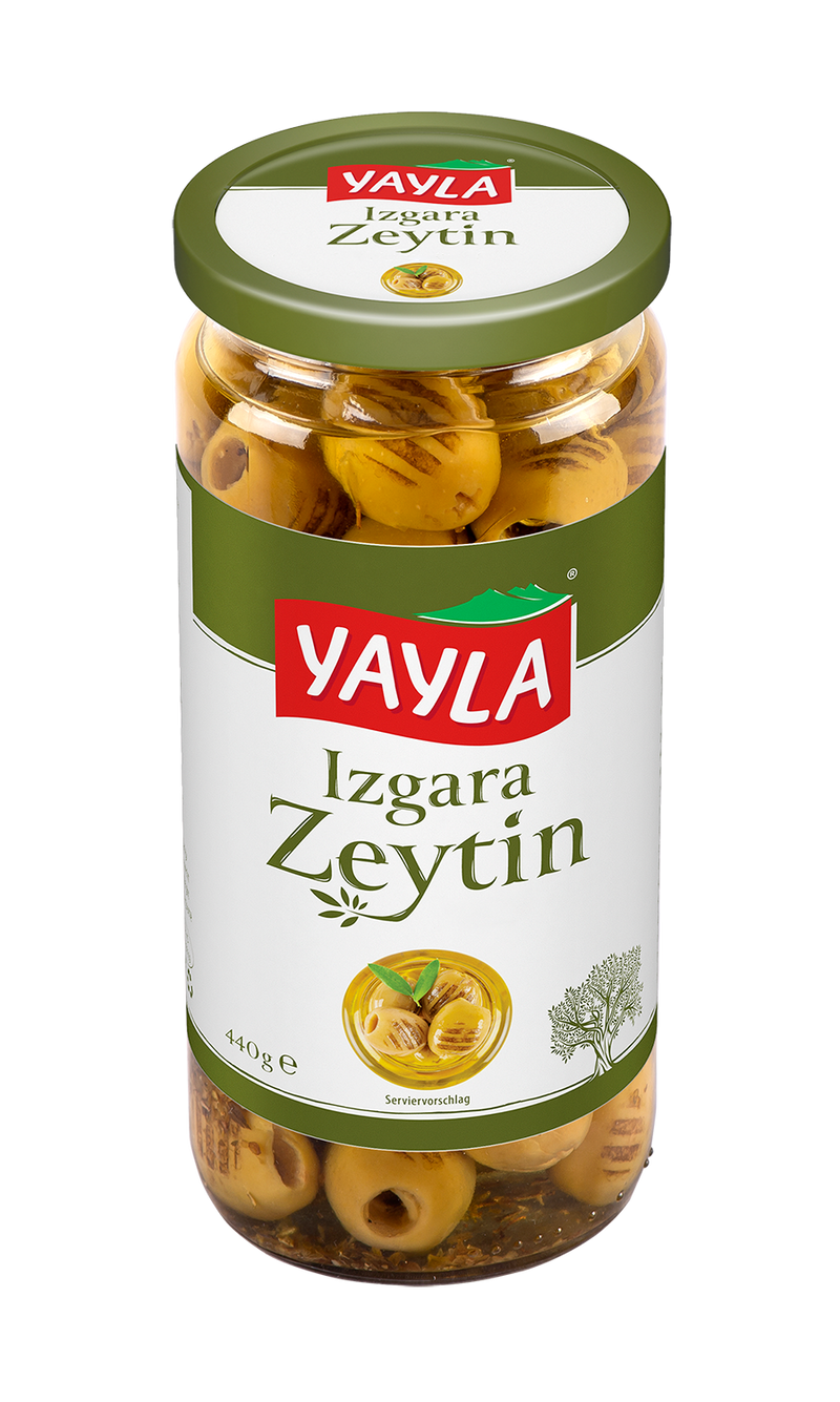 Yayla Grilled & Marinated Green Olives 440g (Net 240g)