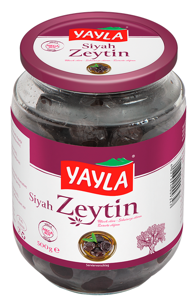 Yayla MEGA Black Olive Big Size - 500gr