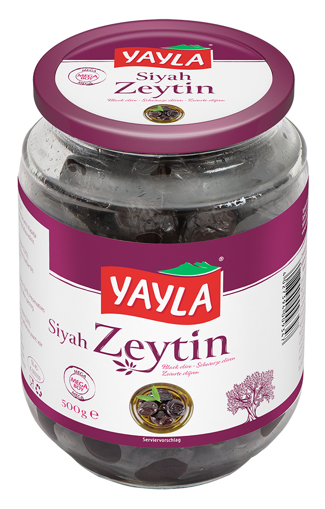 Yayla MEGA Black Olive Big Size - 500gr