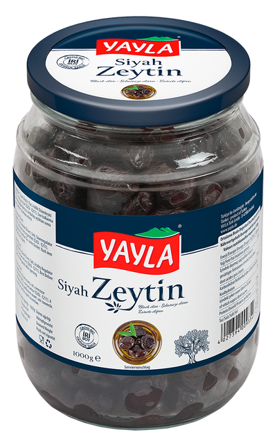 Yayla Natural Big Size ( iri) Black Olive- 1000gr