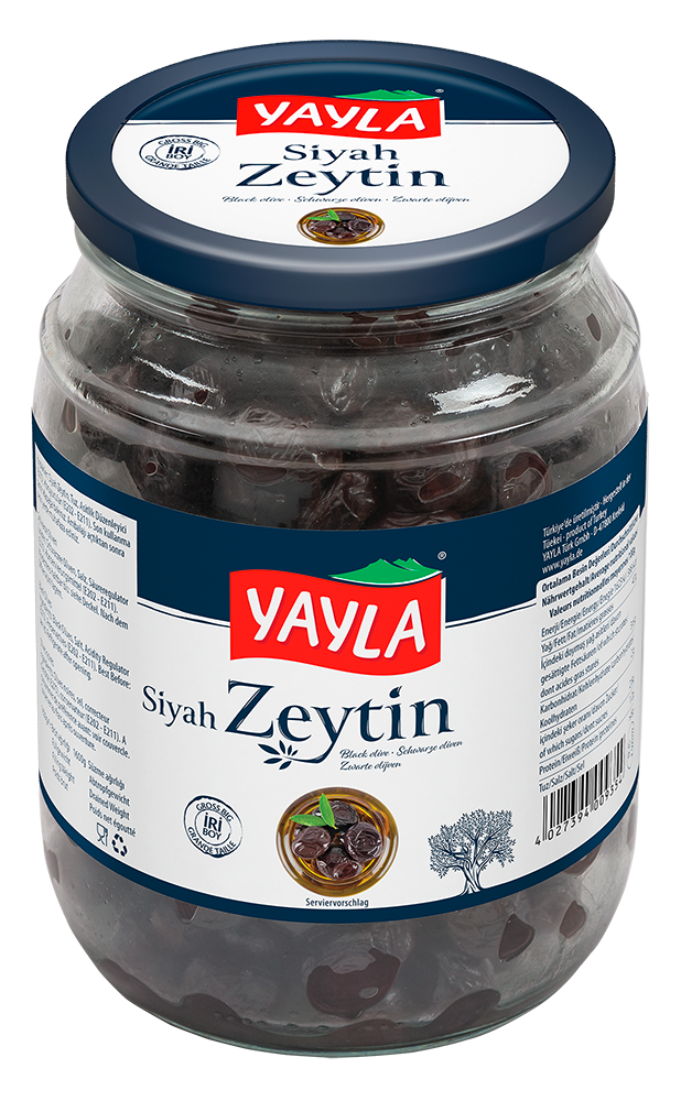 Yayla Natural Big Size (iri) Black Olives- 2000gr