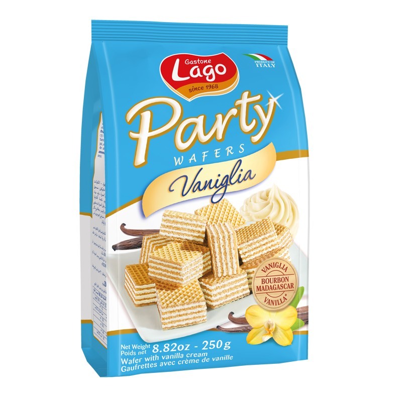 Gastone Lago Elledi Party Wafers Vaniglia (Vanilla Cream)
