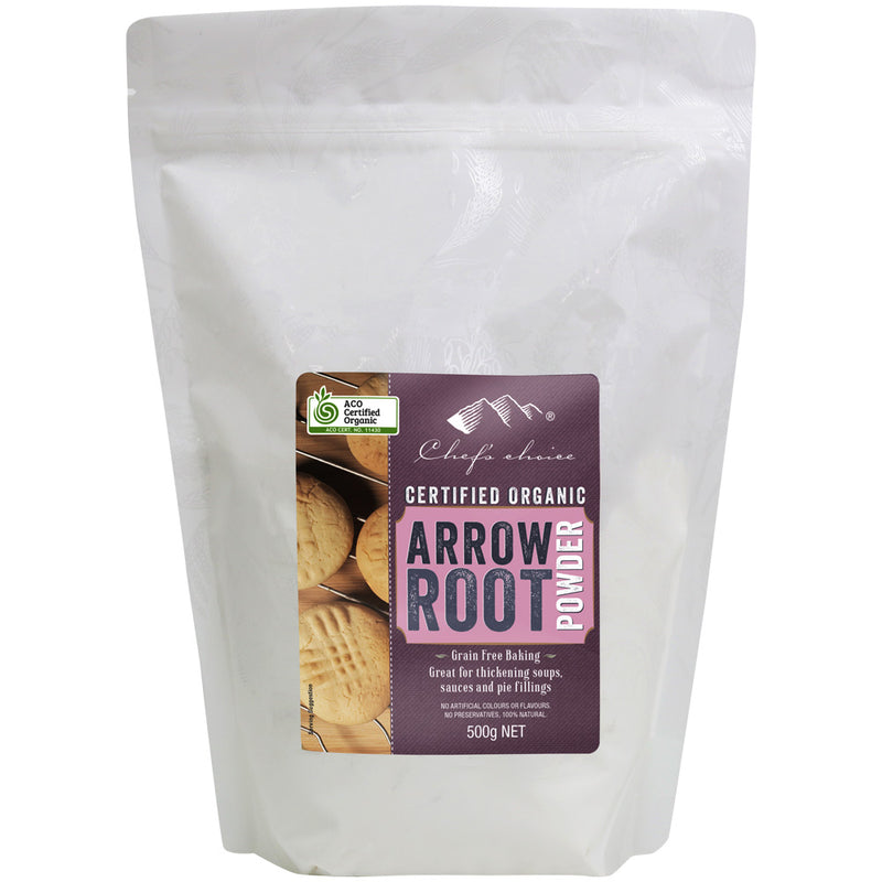 Certified Organic Arrowroot Powder 500g