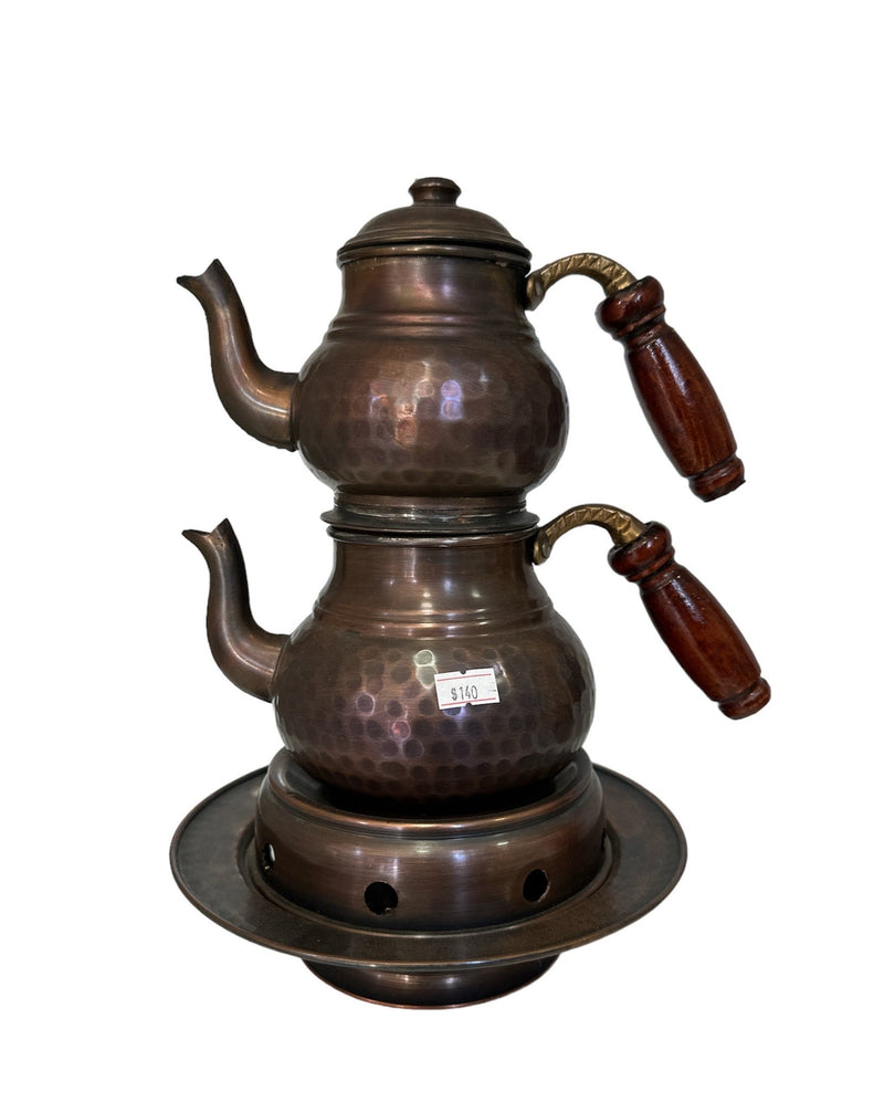 Caydanlik Teapot, Traditional Turkish Teapot Stainless Steel