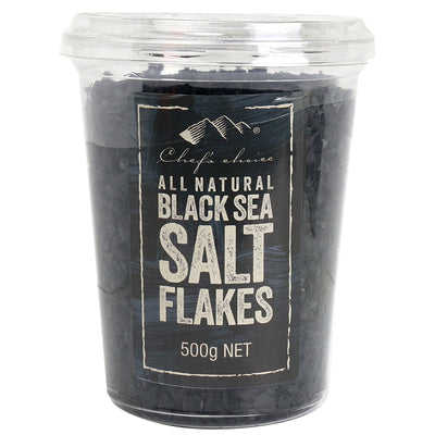 All Natural Black Sea Salt Flakes