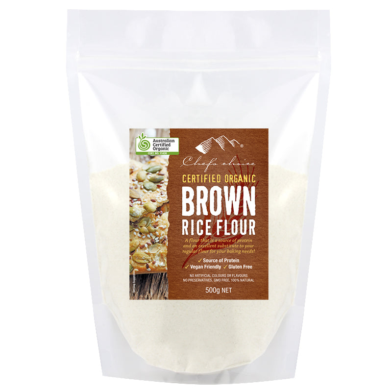 Certified Organic Brown Rice Flour 500g