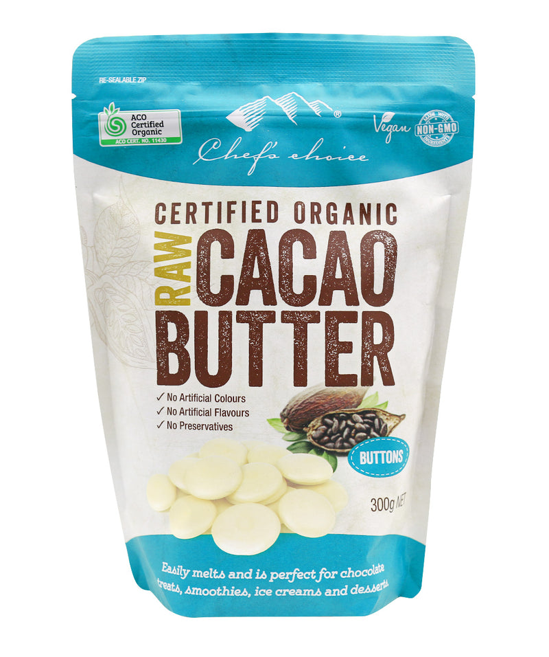 CERTIFIED ORGANIC RAW CACAO BUTTER