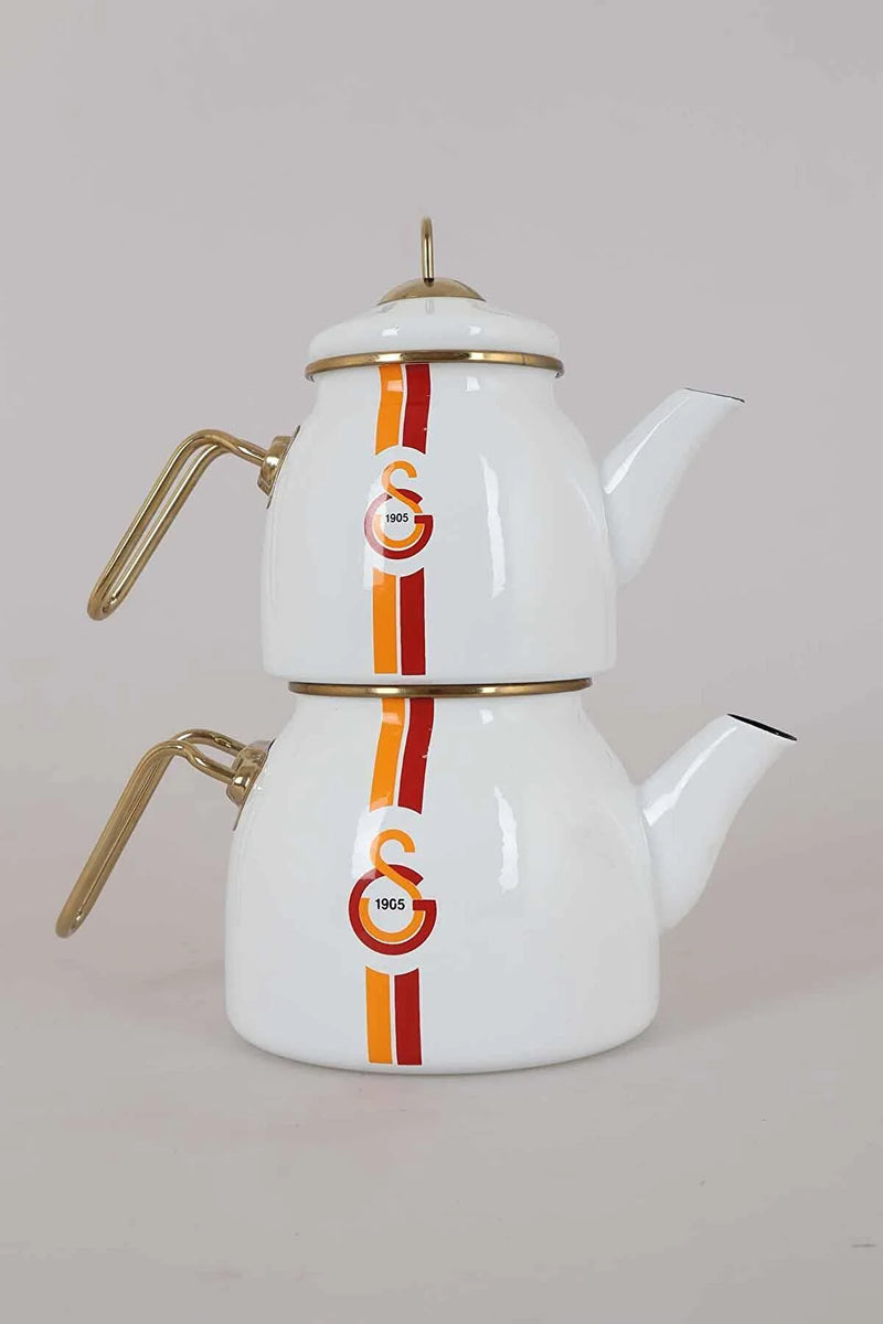 Stainless Steel Galatasaray Theme Teapot