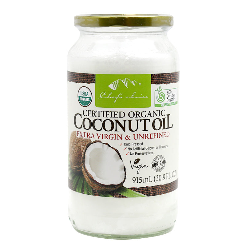 Certified Organic Coconut Oil Extra Virgin & Unrefined
