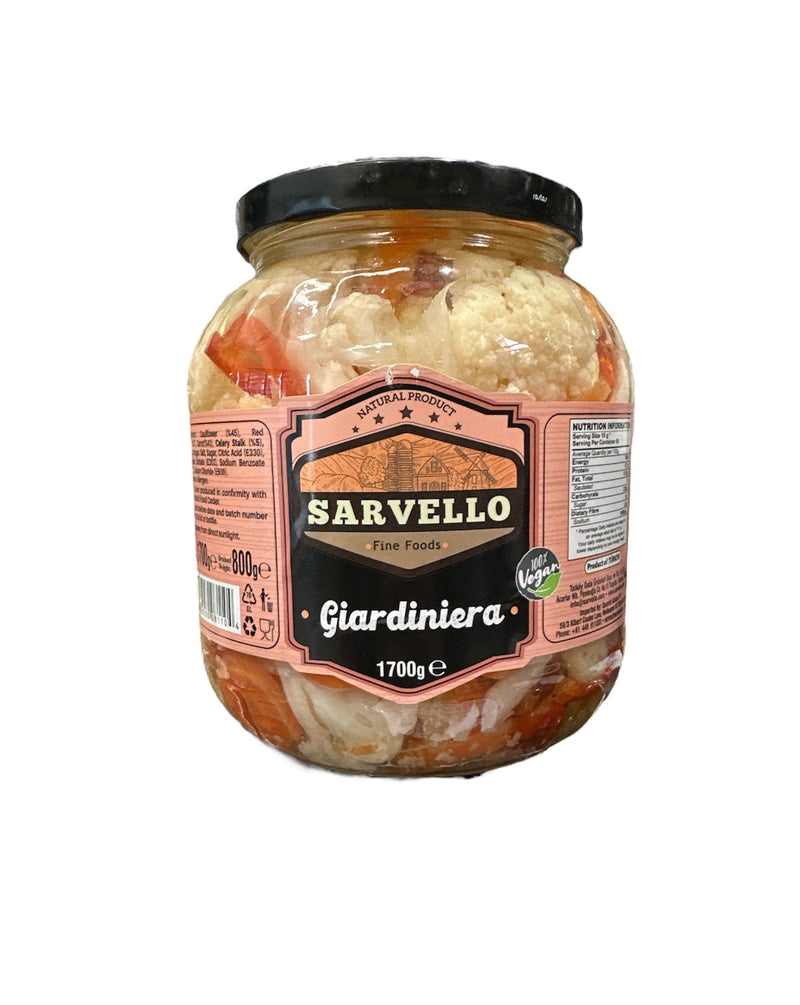 Sarvello Giardiniera Pickled Vegetables- 1700g
