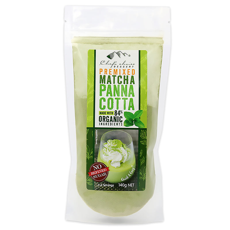 Pre-mixed Matcha Panna Cotta 140g – Baba G Online Grocery Store