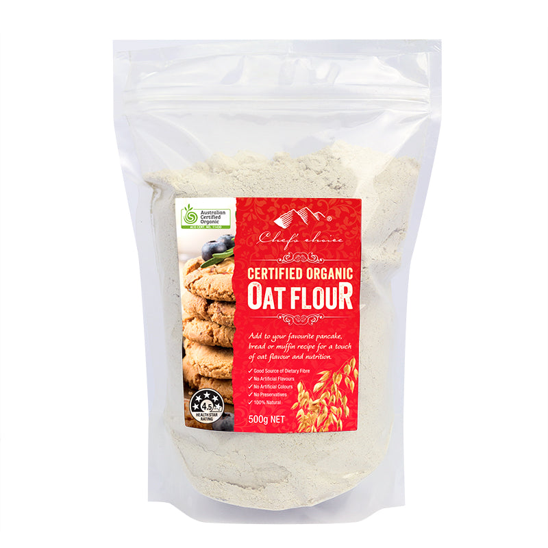 Certified Organic Oat Flour 500g