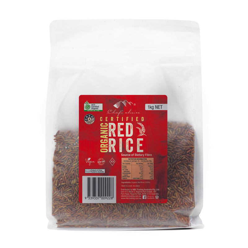 Certified Organic Red Rice