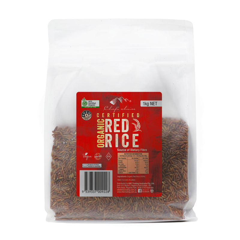 Bio Red Rice Certified Organic Red Rice – Baba G Online Grocery Store