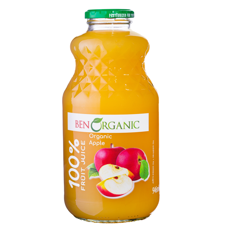 BenOrganic 100% Apple Juice 946ml