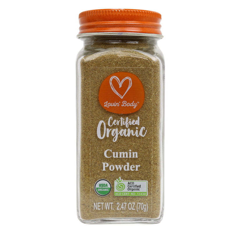Certified Organic Cumin Powder 75g