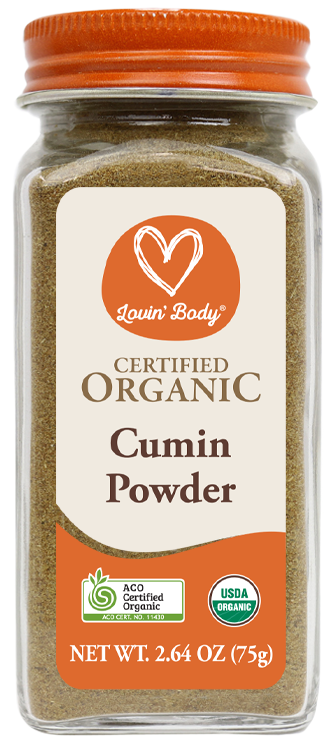 Certified Organic Cumin Powder 75g
