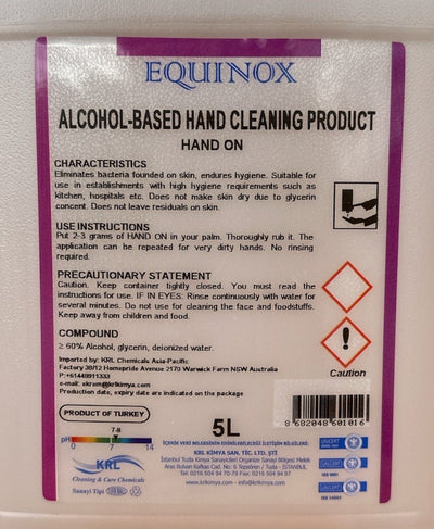 Alcohol-based Hand cleaning product - 5L