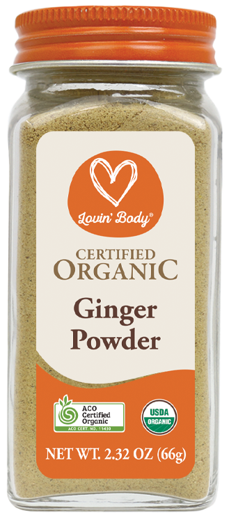 Certified Organic Ginger Powder 66g