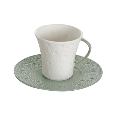 Gural Moon Coffe cup set. Aqua Plate