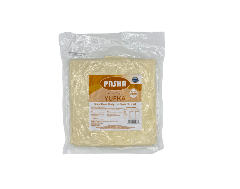 Pasha Yufka Plain Round Pastry 6pc 750g