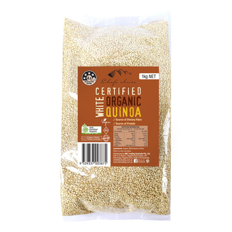 Store Quinoa CERTIFIED ORGANIC WHITE QUINOA – Baba G Online Grocery Store