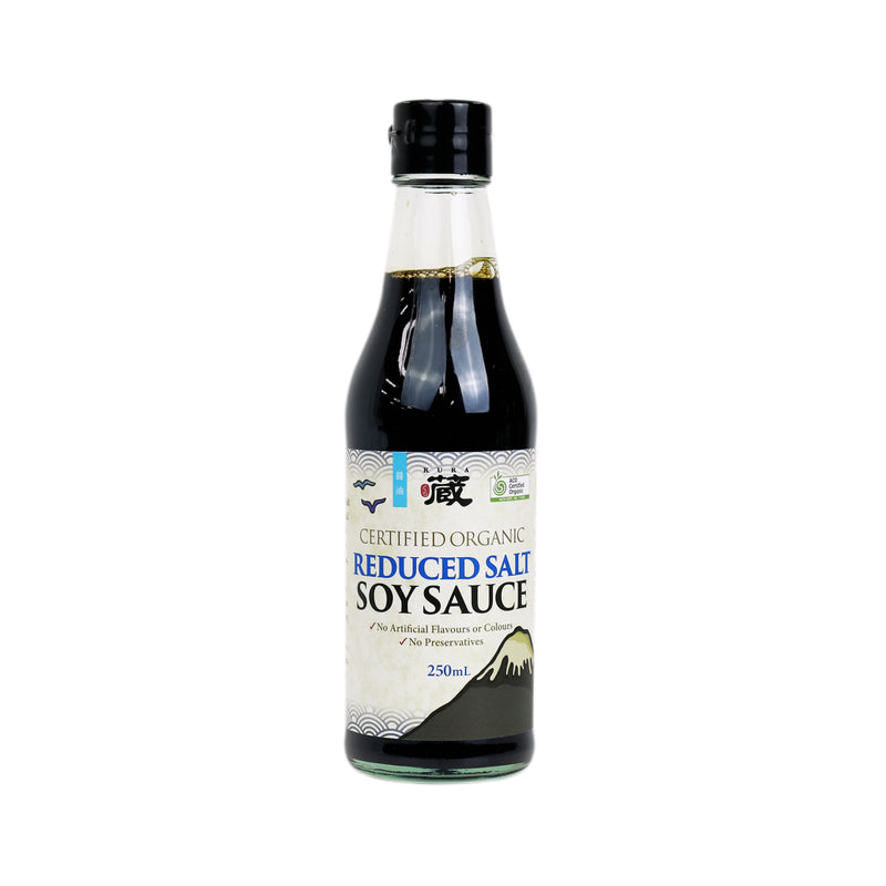 Certified Organic Reduced Salt Soy Sauce 250ml