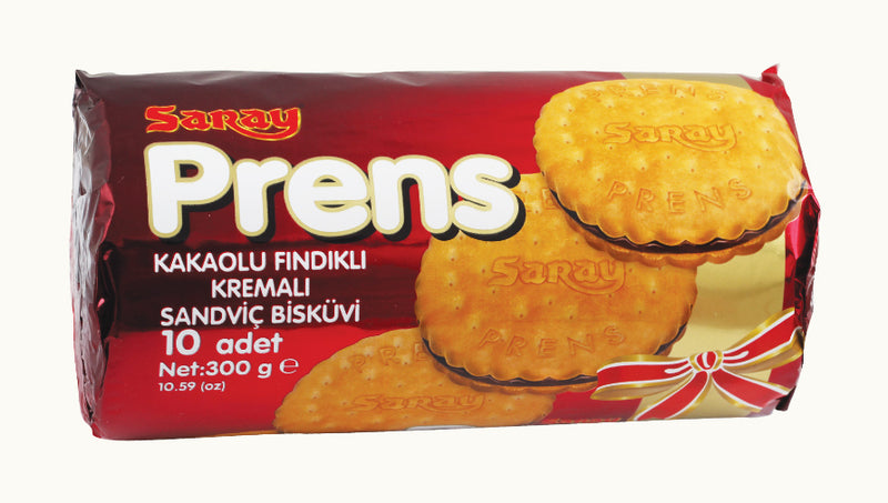 SARAY Prens Sandwich Biscuits With Cocoa Cream - 300g