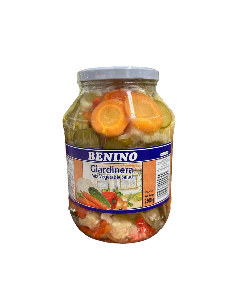 Benino Giardinera Mixed Vegetable Salad - 2500g