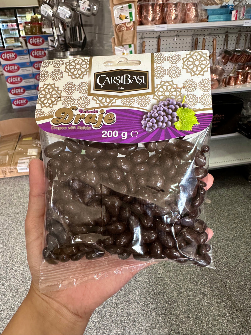 Dragee Dark with Grape - 200g