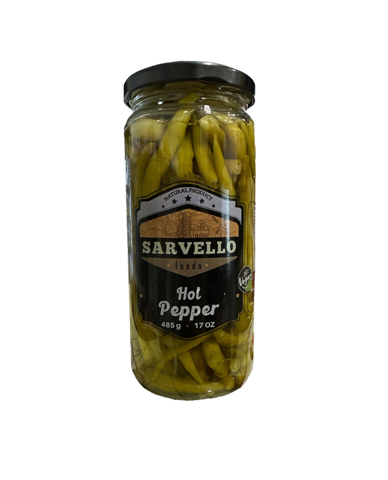 Sarvello Foods Hot Pepper - 485g
