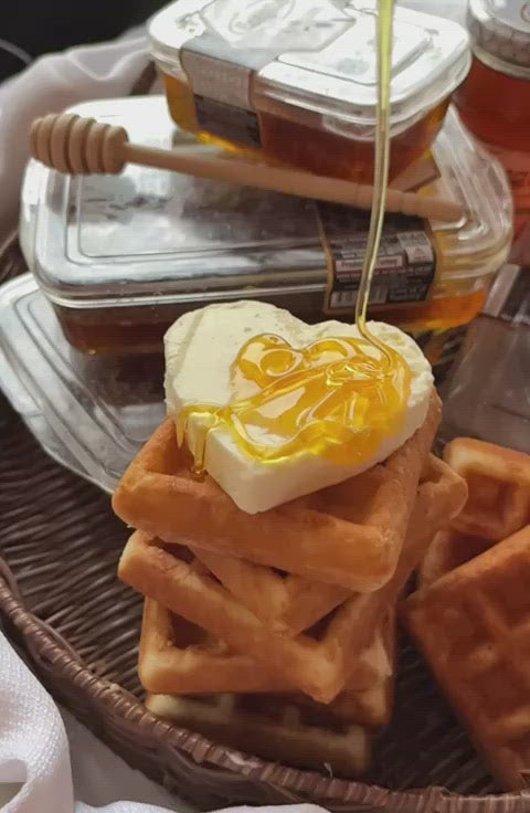 Kaymak & Squeeze Honey & Waffle Combo
