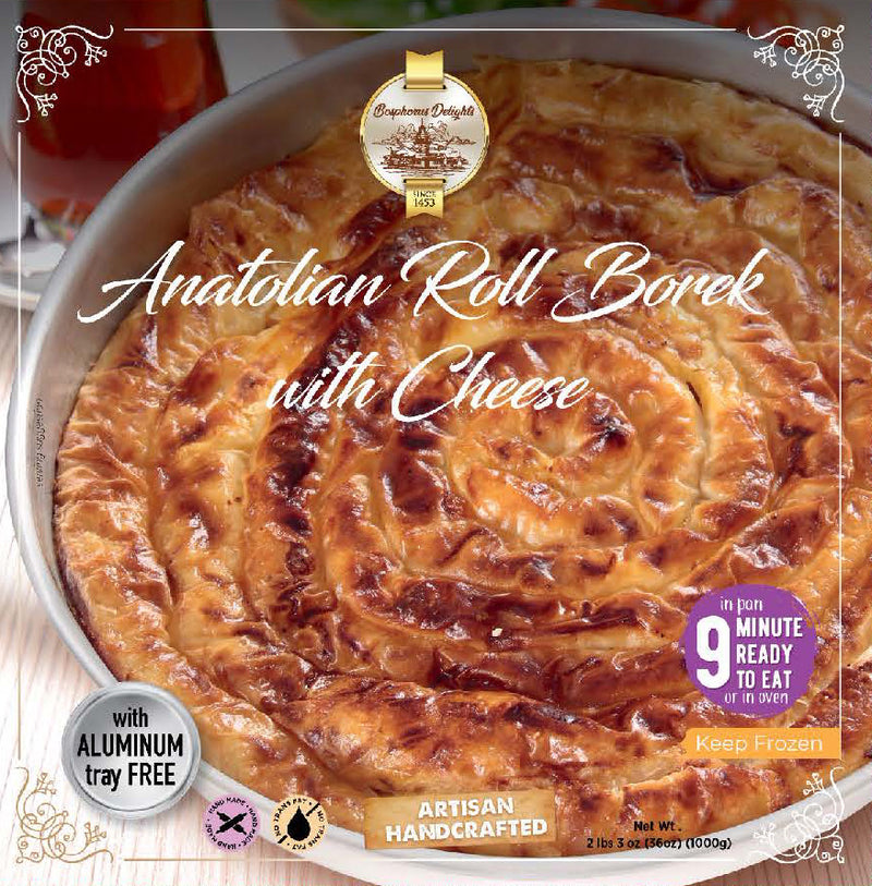 Bosphorus Anatolian Roll Borek with Cheese - 1000g (Frozen)