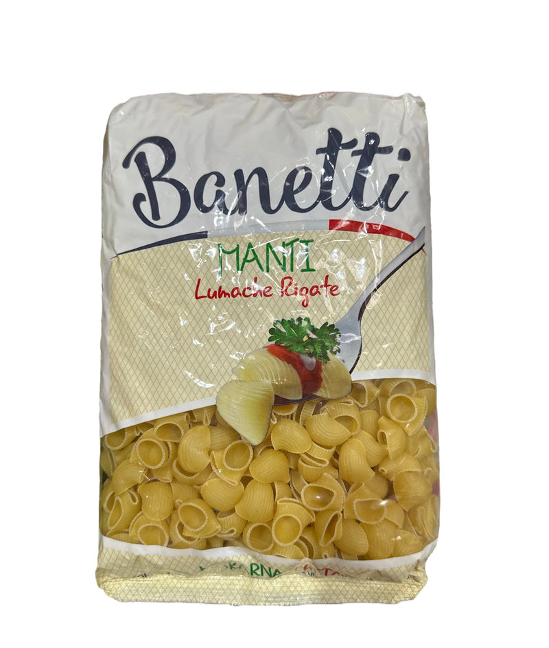 Banetti Manti Lumache Rigate - 500ml