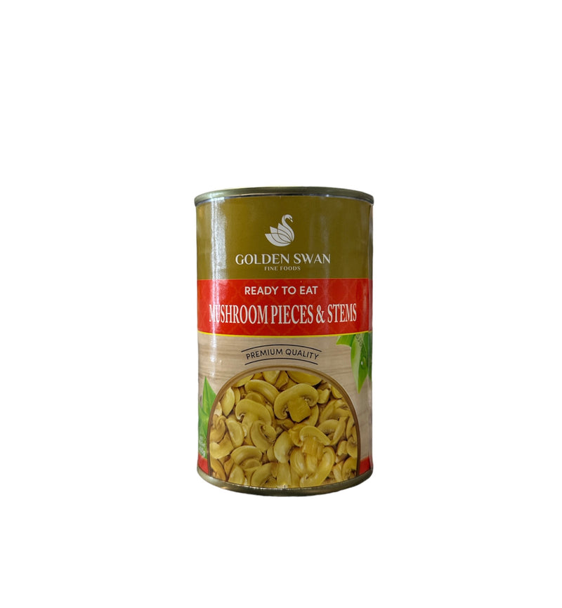 Golden Swan Ready To Eat Mushroom Pieces & Stems - 400g