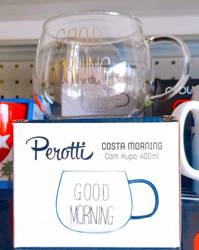 Good Morning Glass Mug