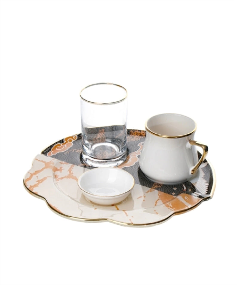 Turkish Style Coffee Set Enzo - 4pcs