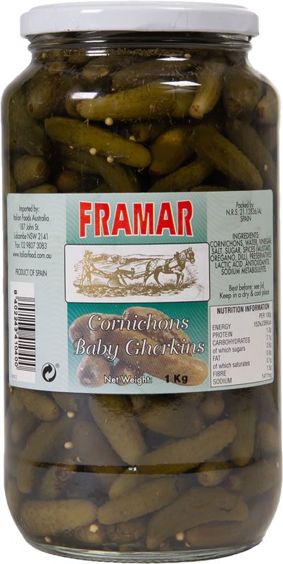 Framar Baby Gherkins - 950g