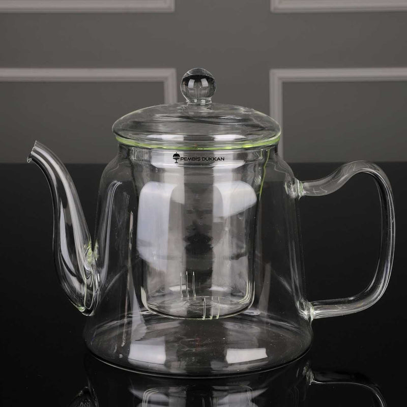 Tekbir Turkish Glass Teapot