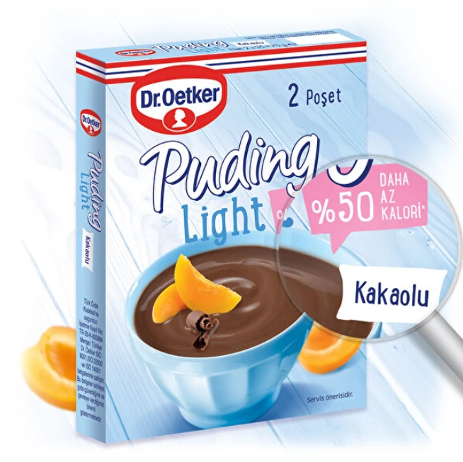 Dr. Oetker Light Cocoa Pudding - 2 packets