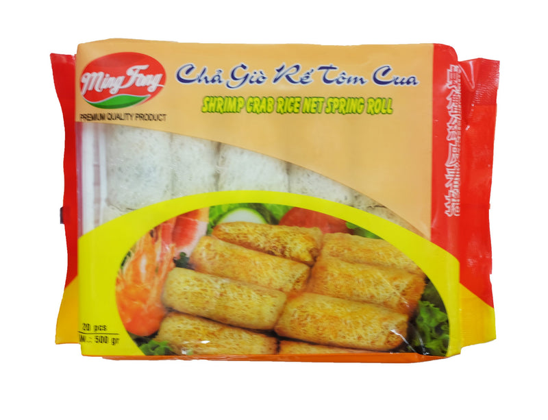 MING FONG – Shrimp Crab Rice Net Spring Roll 20pcs 500G