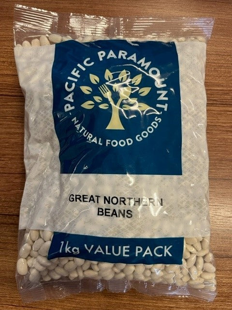 Pacific Paramount Natural Foods Great Northern Beans - 1kg