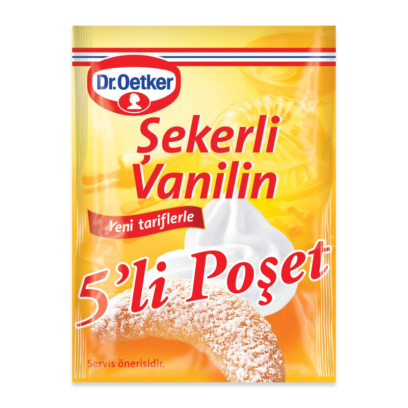 Dr. Oetker Sekerli Vanilin (Vanilla Sugar) - 5 pack