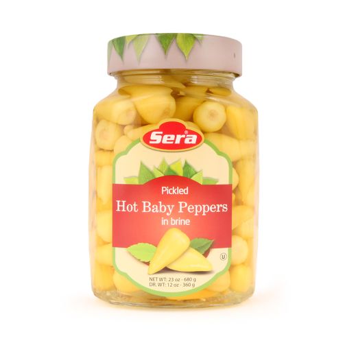 SERA Pickled Hot Baby Peppers in Brine - 330g