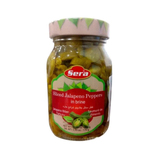 SERA Sliced Jalapeno Peppers in Brine - 170g